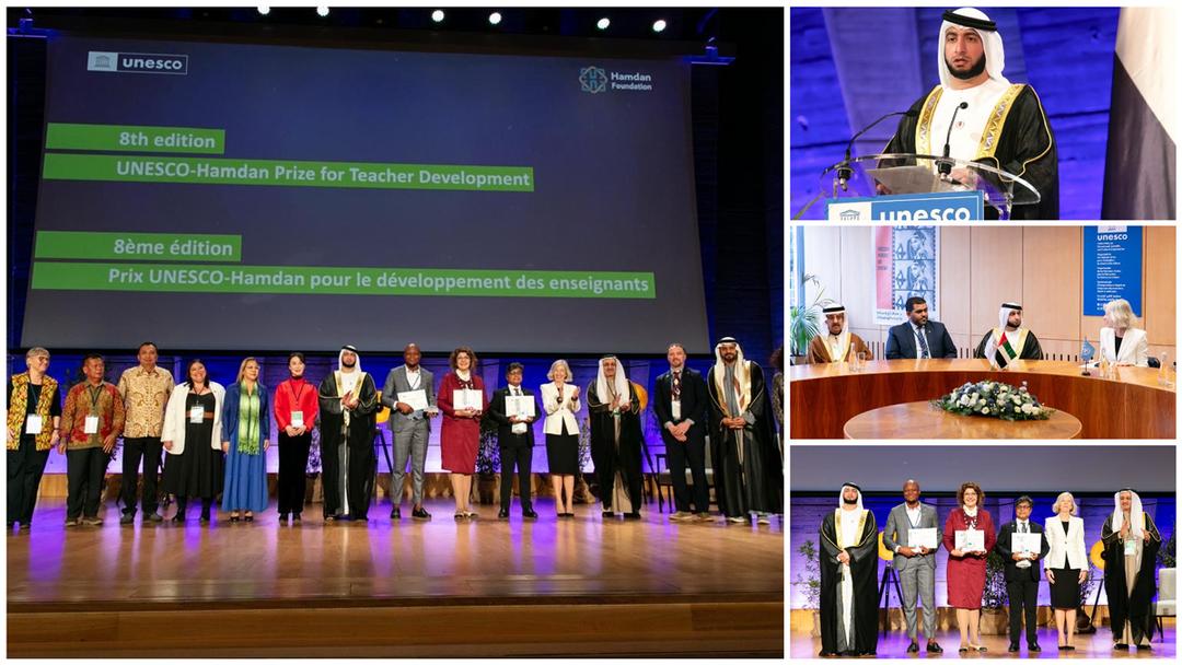 Hamdan Bin Rashid Foundation and UNESCO Honor the Winners of the "Hamdan Bin Rashid Al Maktoum-UNESCO Prize" in Paris and Sign a Strategic MoU